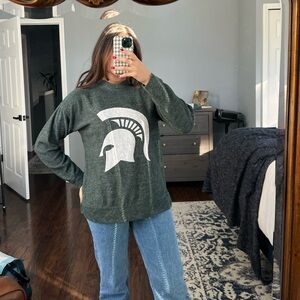 MSU Mock Neck Sweater